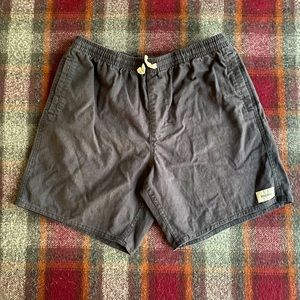 Rhythm. Box Jam short in faded black